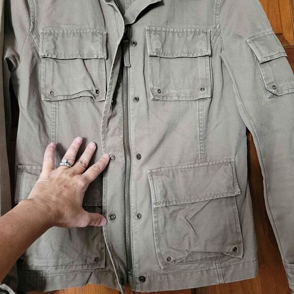 Women's Size XS J. Crew Camo Green Utility Jacket - Picture 4 of 5